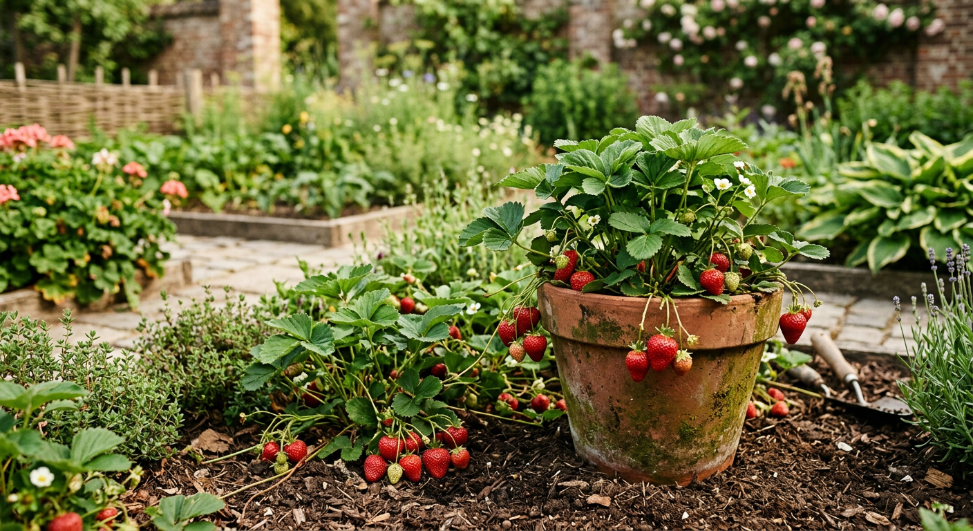 Aardbeien kweken: in pot Γ©n in de volle grond