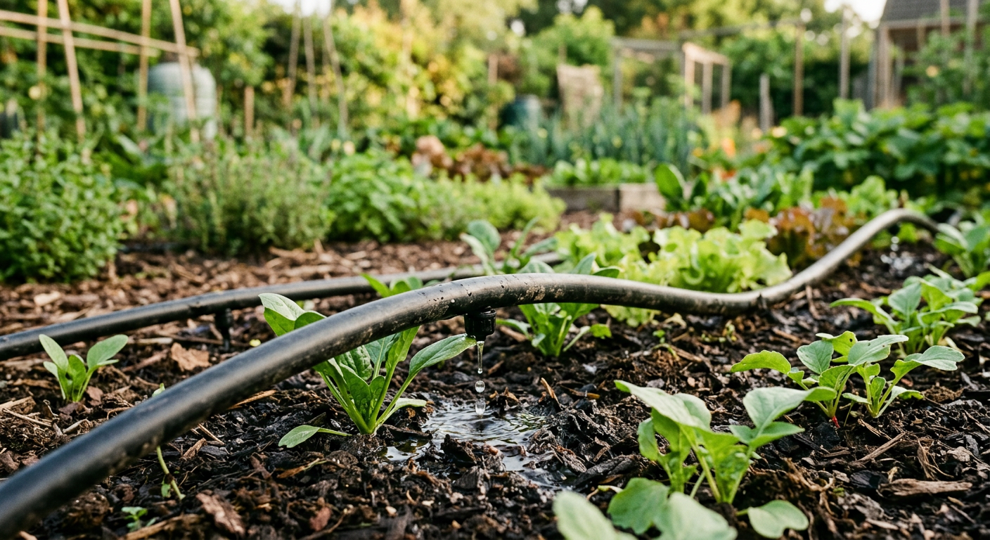 Druppelirrigatie installeren in je moestuin: stap voor stap